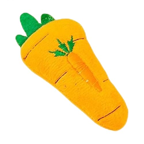 Fycakly Katzenspielzeug Tierpuppen Katze Katze Selbstunterhaltung Katze Mint Spielzeug Apportierspielzeug Hunde (Orange, 11X5CM) von Fycakly