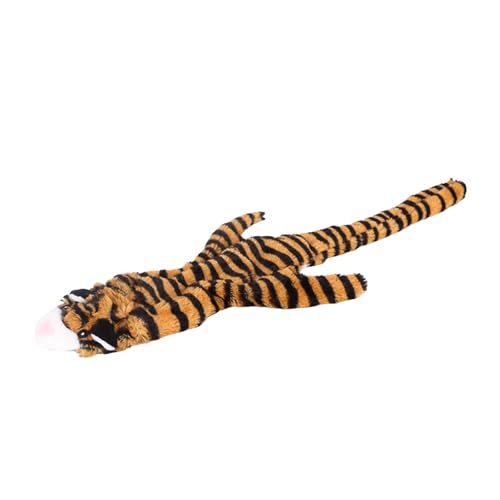 Fycakly Kauspielzeug Quietschendes Hundespielzeug, aggressives Kauspielzeug für kleine, mittelgroße und große Hunde (Orange, 55x10cm) von Fycakly