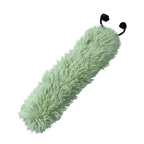 Fycakly Kauspielzeug für Hunde Katzenkuscheltier Katzenspielzeug mit geformtem interaktivem Katzenspielzeug Katzenpuppe Kauspielzeug Kissen zum Schlafen Ausruhen Spielen (Green, 36cm) von Fycakly