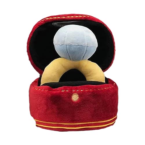 Fycakly Liebesring-Set, gefüllte Plüschtiere, extra großes -Puppenring-Set, lustige Plüschtiere ​​ Interaktive ​​ (Black, One Size) von Fycakly