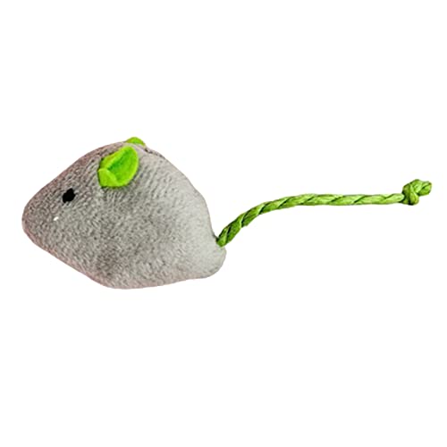 Fycakly Mit Plüsch gefülltes Mäusespielzeug für Hauskatzen, realistisches Design, 8 ​​ Spielzeugs für Hunde mit Allergien​​ (D, One Size) von Fycakly