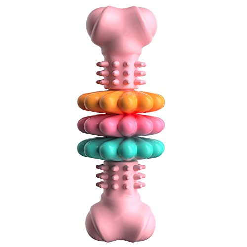 Fycakly Pet Toys Hundespielzeug TPR Bone Type Multimeat Pieces Molars Toy Set. Spielzeugs für einsame Haustiere​​ (B, A) von Fycakly