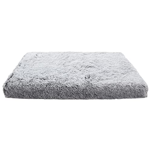 Fycakly -Quadrat-Zwinger-Katzen-Kissen-Haustier-Zwinger-Tiefschlaf-Hundesofa-Bett-Haustier-Zwinger ​​ Katzenbett mit kuscheligem Fellbezug​​ (A, S) von Fycakly
