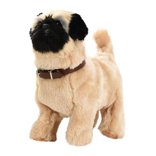 Fycakly Ultimatives realistisches Hundespielzeug. Bringen Sie Ihrem Hund Freude mit diesem entzückenden, weichen und lebensechten Begleiter! ​​ Klassische Stofftiere Kinder​​ (Purple, 22cm) von Fycakly