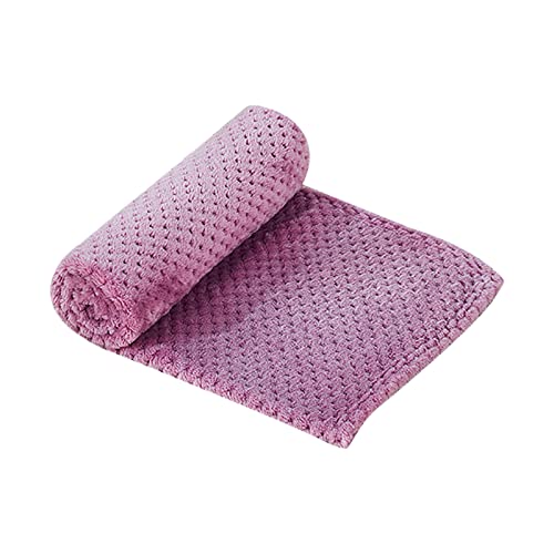 Fycakly Warm für Hundedecke Pet-Fuschy-Mattenpolster Vliesdecke schlafen Weichkatzen dicken Heimtierdecke ​​ Katzenkissen mit Katzengras-Spielbereich​​ (Red, L) von Fycakly
