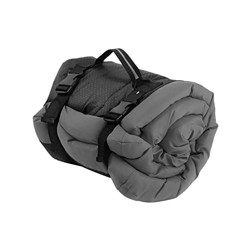 Fycakly wasserdichte Hundebetten Outdoor-Betten für Hunde Bett für Haustierreisen Wandern Camping Streunende Loft-Hundebetten Dackel​​ (Grey, One Size) von Fycakly