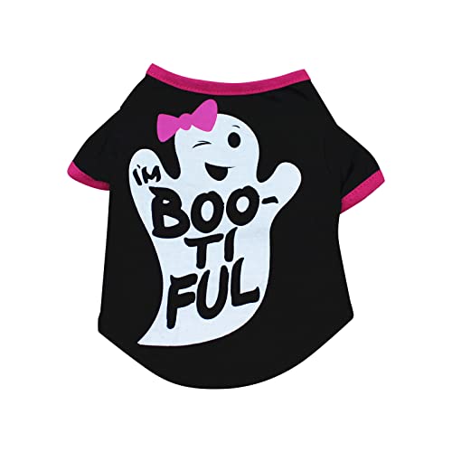 Halloween Dekoration Accessoires Halloween-Hemden Welpenhemden Haustierkleidung Lustige Halloween-Cosplay-Haustierkostüme (Black, M) von Fycakly