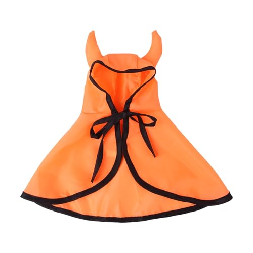 Halloween Haustier Fledermaus FlüGel Halloween-Themed Pet lustige Party Kostüm Zubehör Rolle Spielen Dress Up Kleidung Welpen (Orange, 13cm) von Fycakly