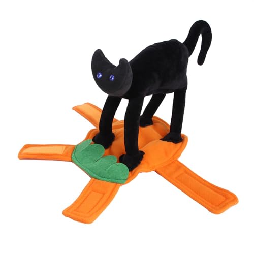 Hunde Klamotten Haustier-Transformator-Kostüm, Katze, Reitpferd, Modellierung, Anziehkostüme, Hundekleidung, niedliches Cosplay-Zubehör (Black, XL) von Fycakly