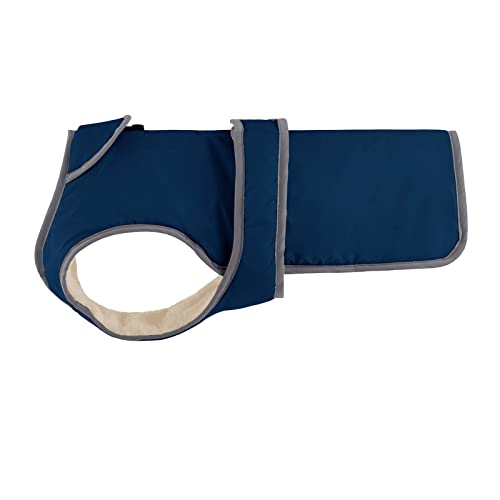 Hunde Klamotten wasserdichter Hundemantel Kaltes Wetter Warme Hundejacke Bekleidung für kleine mittelgroße Hunde (Navy, M) von Fycakly