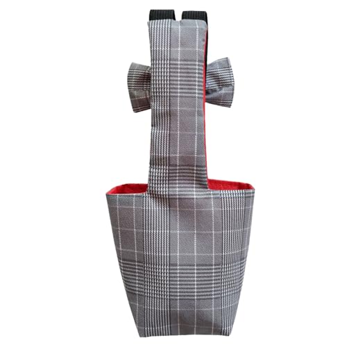 Fycakly Hunde Kleidung für Kleine Hunde Für Wiederverwendbare, waschbare, weiche und Bequeme Haustierkleidung. Auslaufsicheres, verstellbares Bauchband. (Grey, 43X12cm) von Fycakly