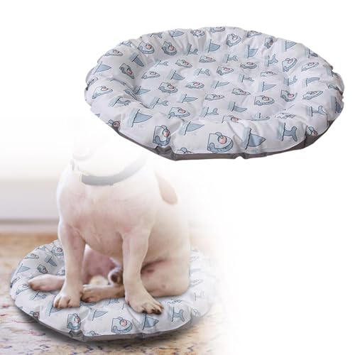 Hunde Körbchen Haustierunterlage für Hunde Katzen, selbstgelbeschichtete Unterlage, perfekt für heiße Sommertage, bietet sofortige von Fycakly