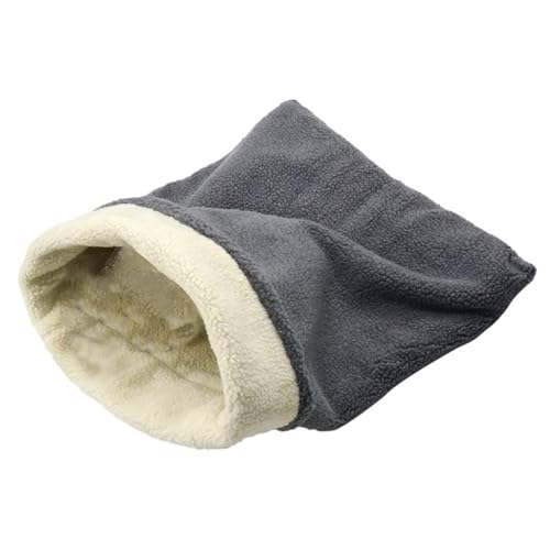 Hunde Körbchen Katzenschlafsack, halbgeschlossenes Haustiernest, Katzenhaus, Tiefschlaf-Hundehaus, Winter, verdicktes warmes Katzenhaus für kleine Hunde Katzen von Fycakly