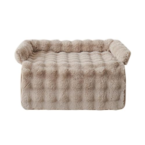 Hundematte für Couch, gemütlicher Couchbezug, beruhigendes Hundebett mit flauschigem, waschbarem Möbelschutz, Sofabezug, Hasendecke für Welpen und Katzen ​​ Haustierbett Bio-Baumwolle ( D, 75x75cm) von Fycakly