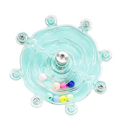 Interaktives Volierenspielzubehör, langlebiges Laufrad für aktive Vögel, geeignet für Verschiedene Vogelarten Interaktives Haustierspielzeug (Mint Green, 8x8x4) von Fycakly
