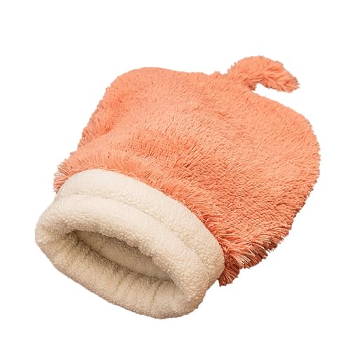 Katzenbett für ultimativen Komfort. Wintersack und wärmender Schlafsack für Katzen und kleine Hunde. Gemütliches Haustierbett zum Entspannen im Innenbereich ​​ Haustierbett Bio-Baumwolle ( One Size) von Fycakly