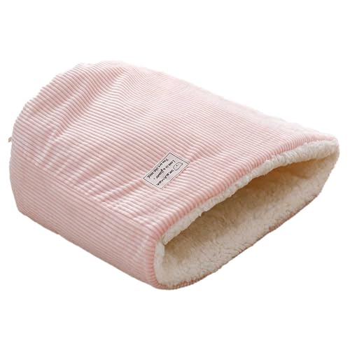 Katzenschlafsack Katzenwinterschlafsack Katzenschlafsack für Hauskatzen Haustiermatte Wärmekissensack Abnehmbarer und waschbarer mittelgroßer und großer ​​ Katzenbett mit kuscheligem ( A, One Size) von Fycakly