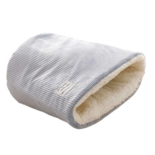 Katzenschlafsack Katzenwinterschlafsack Katzenschlafsack für Hauskatzen Haustiermatte Wärmekissensack Abnehmbarer und waschbarer mittelgroßer und großer ​​ Katzenbett mit kuscheligem ( C, One Size) von Fycakly