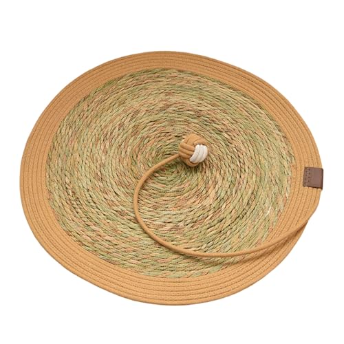 Kratzmatte für Katzen | Sisal-Kratzmatte für Katzen | Große, wendbare Kratzmatte zur Vermeidung von Möbelschäden | Perfekt für Hauskatzen und Haustierbesitzer Katzenspielzeug interaktiv (A, 40x40cm) von Fycakly