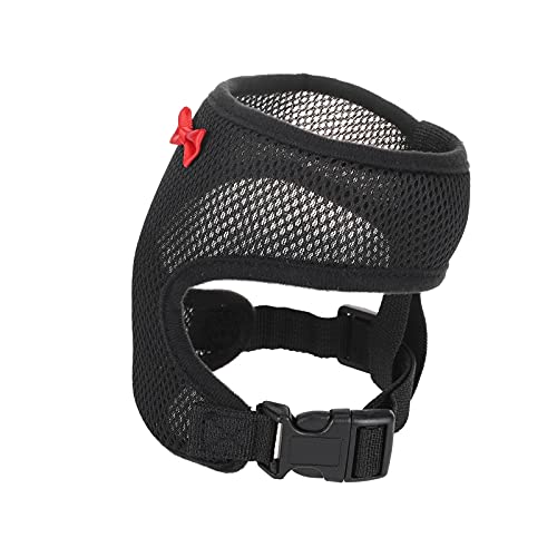 Mittelgroßer, passender, bequemer Gürtel für Hühner, atmungsaktiv mit Haustierkleidung Hund Sommer (Black, One Size) von Fycakly