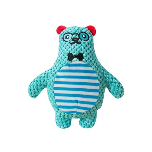 Robustes Schwein Unsterbliches Quietsch-Plüschspielzeug für aggressive Kauer Unbesiegbares Robustes Schwein-Kauspielzeug für Hunde Unzerstörbares Quietschspielzeug ​​ Plüschtier mit ( A, 32x14cm) von Fycakly