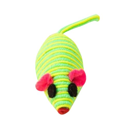 Simulationsspielzeug-Set für Katzen, Federkau- Kratzspielzeug Spielzeugs für einsame Haustiere​​ (A, 15cm) von Fycakly