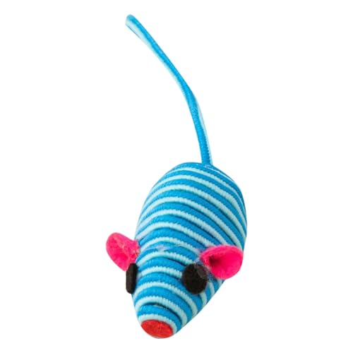 Simulationsspielzeug-Set für Katzen, Federkau- Kratzspielzeug Spielzeugs für einsame Haustiere​​ (B, 15cm) von Fycakly
