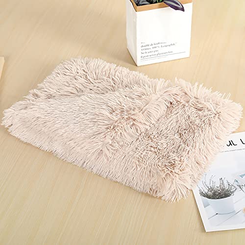 Welpe Hund Decke Hundedecke weiche Katzen Vlies Katzen waschbare Decke Welbheit für Tier Throw Matte ​​ Hundehütte für Garten wetterfest​​ (Beige, S) von Fycakly