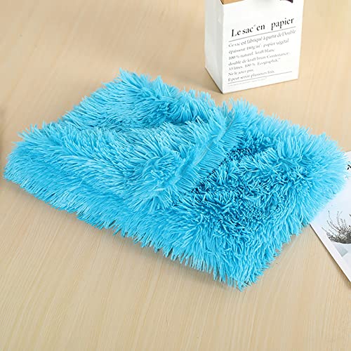 Welpe Hund Decke Hundedecke weiche Katzen Vlies Katzen waschbare Decke Welbheit für Tier Throw Matte ​​ Hundehütte für Garten wetterfest​​ (Blue, S) von Fycakly