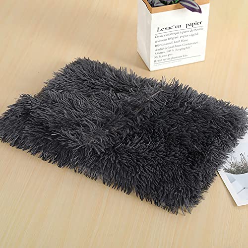 Welpe Hund Decke Hundedecke weiche Katzen Vlies Katzen waschbare Decke Welbheit für Tier Throw Matte ​​ Hundehütte für Garten wetterfest​​ (Dark Gray, S) von Fycakly