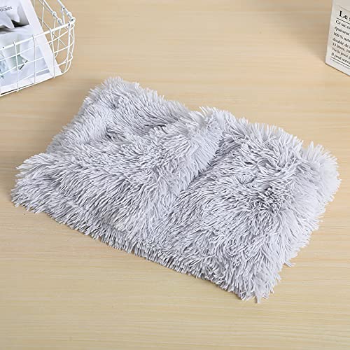 Welpe Hund Decke Hundedecke weiche Katzen Vlies Katzen waschbare Decke Welbheit für Tier Throw Matte ​​ Hundehütte für Garten wetterfest​​ (Grey, S) von Fycakly