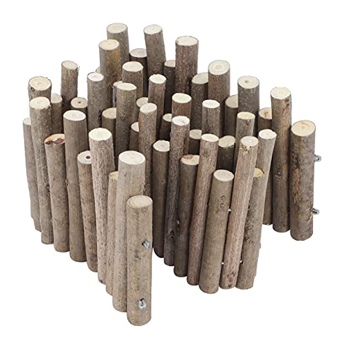 Fydun Hamster Holzzaun Rattenleiter Brücke Holzleiter Versteck für Kleintiere Leitern Syrische Hamsterbrücke (60CM Zaun) von Fydun