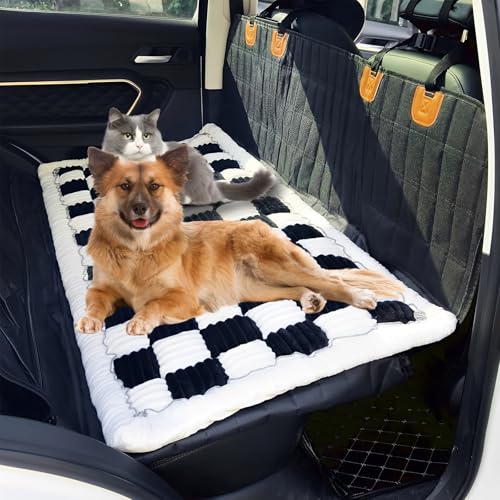 Auto Rücksitz Hundebettmatte 70×150cm Hundesitz Auto Rückbank rutschfest Schwarz Weiß Kariertes Design Hunde Autositz für Die Platzierung Auf Dem Rücksitz des Autos Sofa Freien Boden Auto Rücksitz Hundebettmatte 70×150cm Hundesitz Auto Rückbank rutschfest Schwarz Weiß Kariertes Design Hunde Autositz für Die Platzierung Auf Dem Rücksitz des Autos Sofa Freien Boden von Fyeme