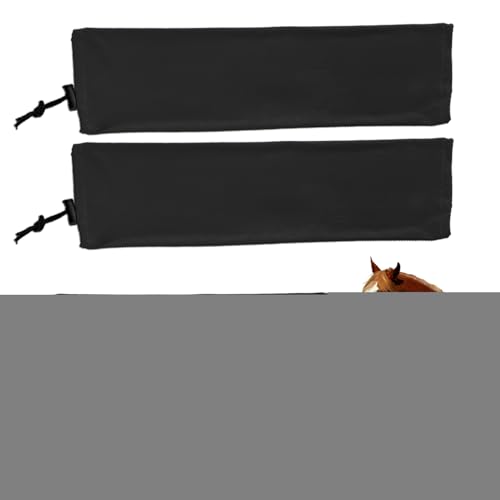 Fyrdyn Fliegenschutz Socken Für | Belüftete Beinschutz Ausrüstung | rutschfeste fliegengamaschen Für Training, Auslauf, Stall Und Reitsport von Fyrdyn