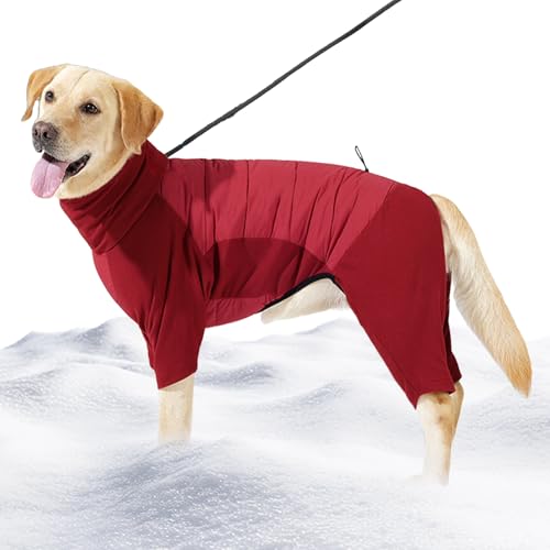 Fyrdyn Hunde-Wintermantel, hoher Kragen, Welpenkleidung für kaltes Wetter, verstellbares Winter-Outfit für mittelgroße und große Hunde, Spaziergänge, Camping, Wandern, Outdoor-Aktivitäten Fyrdyn Hunde-Wintermantel, hoher Kragen, Welpenkleidung für kaltes Wetter, verstellbares Winter-Outfit für mittelgroße und große Hunde, Spaziergänge, Camping, Wandern, Outdoor-Aktivitäten von Fyrdyn