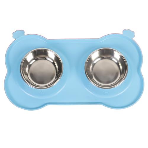 Fyrdyn Hundefutter- Und Wassernapf,Auslaufsicheres Katzenfutter Und Wassernapf Set | Abnehmbarer Hundenapf Für Kleine Mittelgroße Große Hunde Katzen Indoor Outdoor - Für Kleine Mittelgroße Große Hunde von Fyrdyn