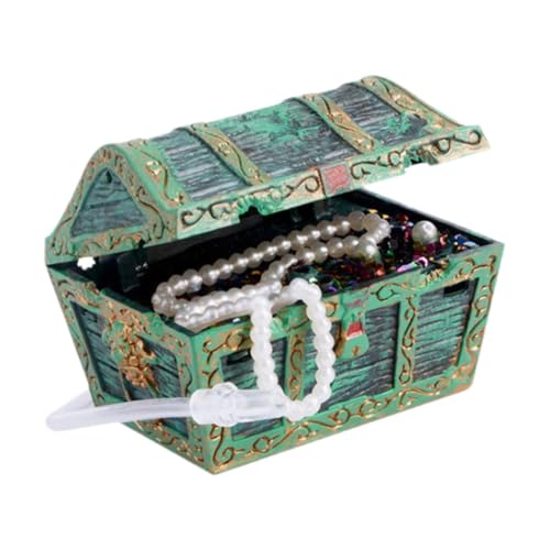 FytStycale Aquarium Ornament Schatzkiste Schiffswrack Dekoration für Betta Fisch, Schiffbruch von FytStycale