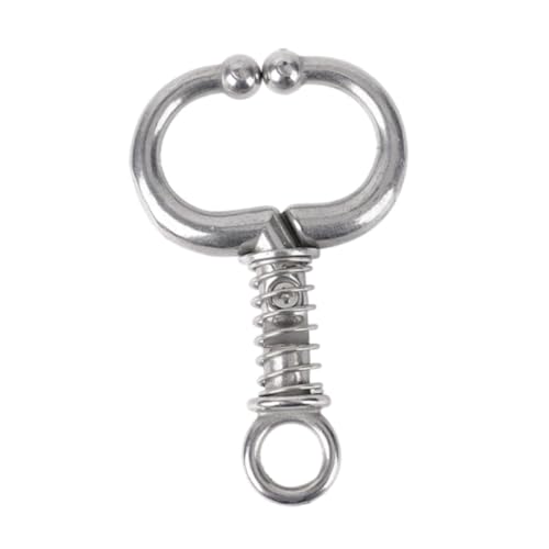 FytStycale Bullennasenring aus Edelstahl für Viehhaltung, 11.7cmx7.3cm von FytStycale
