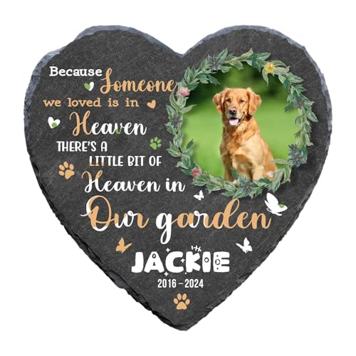 FytStycale Gedenkstein für Den Garten, Hund Grabmarker, Geschenk für Katzenfreunde, 6 Zoll Trauer, Heart Style F FytStycale Gedenkstein für Den Garten, Hund Grabmarker, Geschenk für Katzenfreunde, 6 Zoll Trauer, Heart Style F von FytStycale