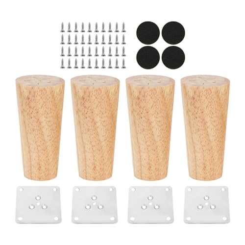 FytStycale Holzbein Set für Schrank Und Sofa – 4er Pack, Höhe 10cm FytStycale Holzbein Set für Schrank Und Sofa – 4er Pack, Höhe 10cm von FytStycale