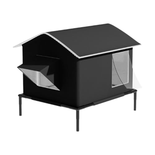 FytStycale Outdoor Cat House Escapetür Nest Katzenschutz für Park Scheune Draußen von FytStycale
