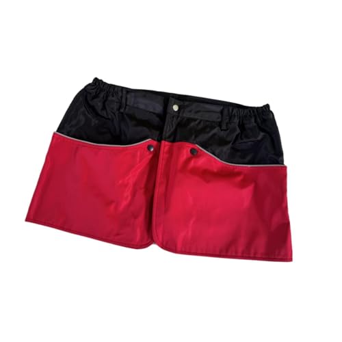 FytStycale Wasserfeste Schürze für Hundetraining mit Taschen Und Leichtem Design, Red L von FytStycale