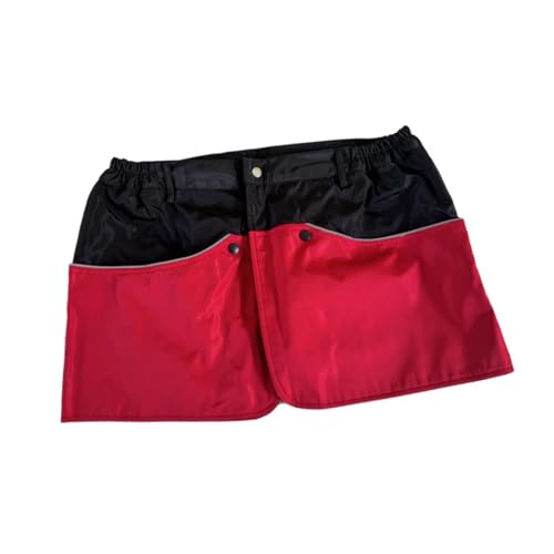 FytStycale Wasserfeste Schürze für Hundetraining mit Taschen Und Leichtem Design, Rot XL von FytStycale