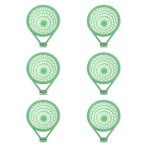 Fzaqwen 6 Pcs Grün Vogel Nester Taube Nest Zubehör Zucht Käfig für Hause, L von Fzaqwen
