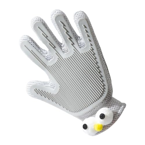 Fzaqwen Fellpflegehandschuh für Haustiere, Fünf Finger Design für Teppiche Und Couchen, Multifunktionales Werkzeug Zur Tierhaarentfernung, Hundebadebürstenhan, Süße Große Augen Fzaqwen Fellpflegehandschuh für Haustiere, Fünf Finger Design für Teppiche Und Couchen, Multifunktionales Werkzeug Zur Tierhaarentfernung, Hundebadebürstenhan, Süße Große Augen von Fzaqwen