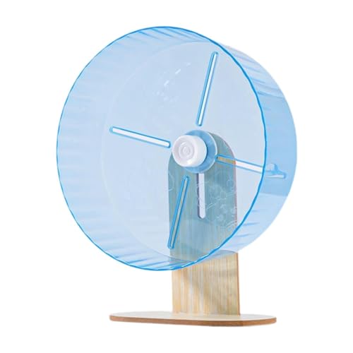 Fzaqwen Geräuschloses Hamsterrad, Laufrad, Käfigzubehör, Stabile Stange, Geräuschloses Spielzeug für Hamster, Kleintiere, Blau Fzaqwen Geräuschloses Hamsterrad, Laufrad, Käfigzubehör, Stabile Stange, Geräuschloses Spielzeug für Hamster, Kleintiere, Blau von Fzaqwen