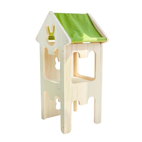 Fzaqwen Hasenhaus, Rückzugsort für kleine Haustiere, Spielzeug für Kaninchen und Chinchillas, Style G Fzaqwen Hasenhaus, Rückzugsort für kleine Haustiere, Spielzeug für Kaninchen und Chinchillas, Style G von Fzaqwen