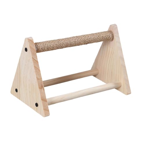 Fzaqwen Holz Papagei Stehen Spielplatz Spielzeug Lovebird Barsch Wellensittich Aktivität Käfig, Helles Khaki Fzaqwen Holz Papagei Stehen Spielplatz Spielzeug Lovebird Barsch Wellensittich Aktivität Käfig, Helles Khaki von Fzaqwen