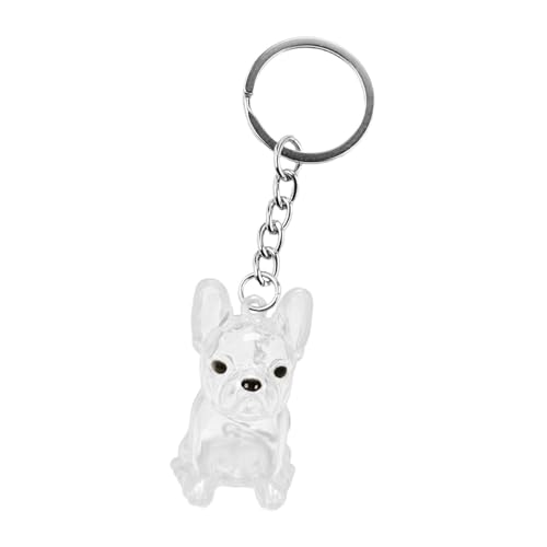 Fzaqwen Hunde Schlüsselanhänger, Auto Accessoire, Tierhaarbehälter, Taschen Souvenir, Französische Bulldogge von Fzaqwen