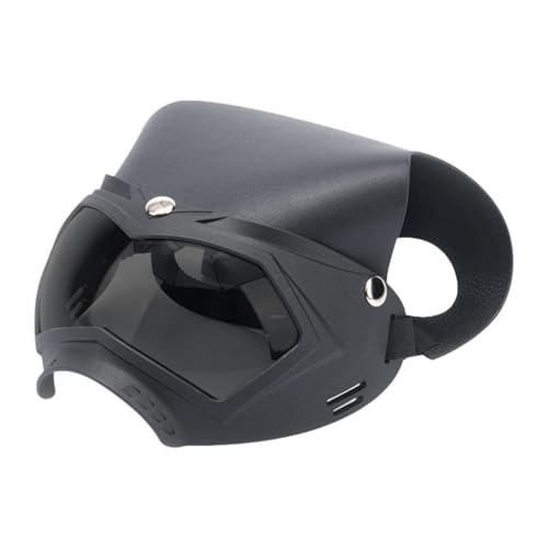Fzaqwen Hundebrille, Leicht Und Winddicht, Ideal für Den Täglichen Gebrauch Im Freien, Urlaub Und Hochzeiten, Schwarzgrau von Fzaqwen